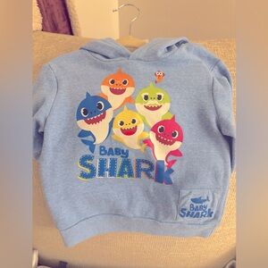Pink Fong Baby Shark Musical Hoodie-3T